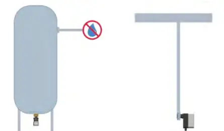 Réservoir d'air comprimé et descented'air comprimé dans un réseau de distribution