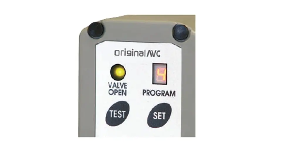 Affichage numérique du programme et voyant d'état.