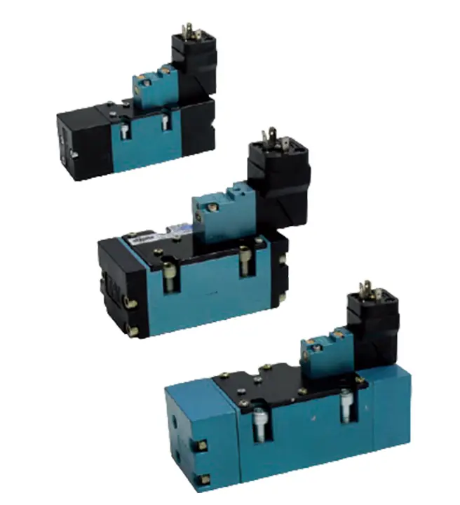 Electro-distributeurs pneumatiques ISO 1,2 & 3