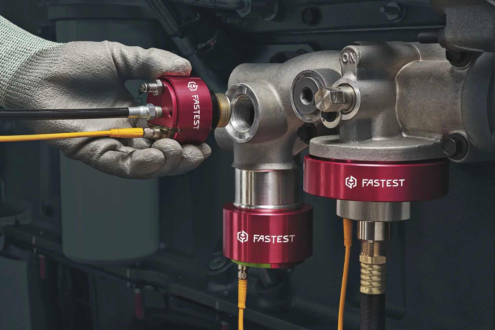 Outils de connexion pour test d'étanchéité