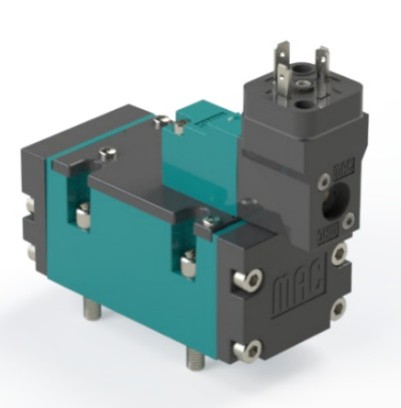 MAC Valves - Distributeur ISO à pilote 5/2 - Modification du mode de pilotage interne / externe